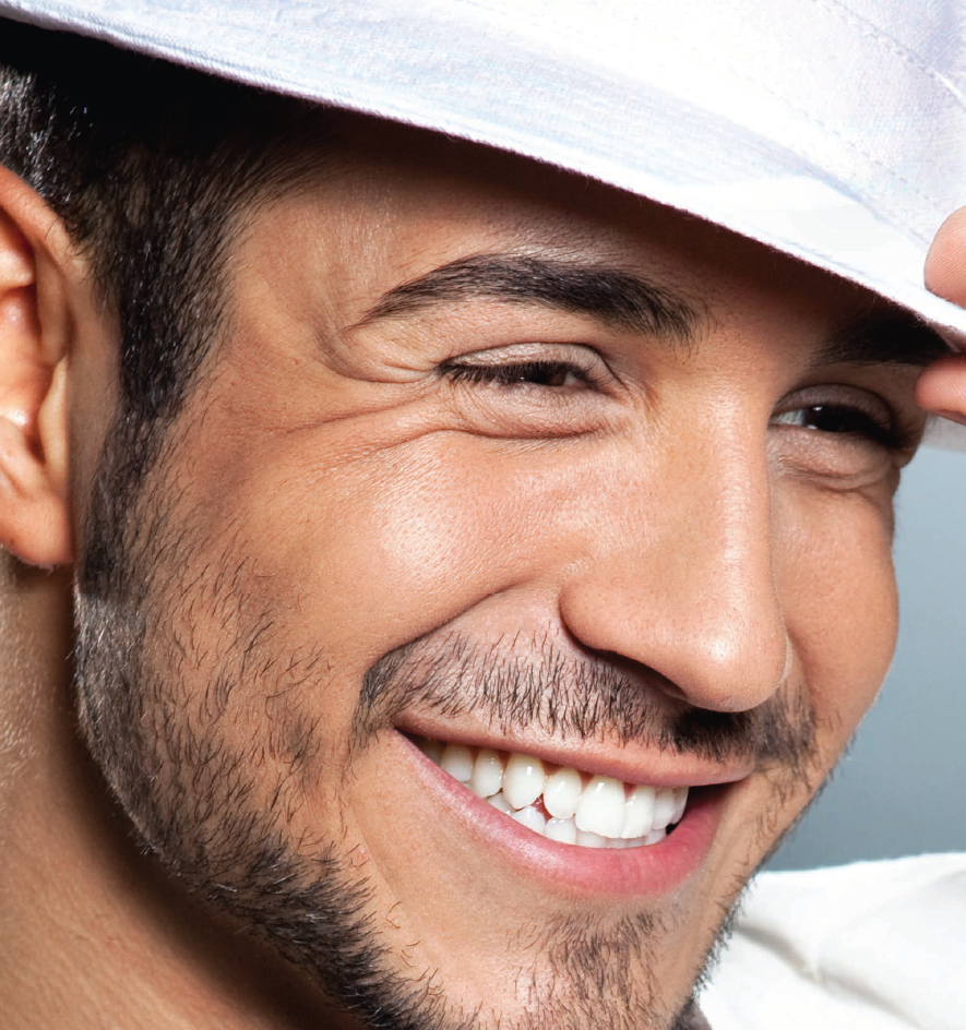 Patient with a bright, straight smile